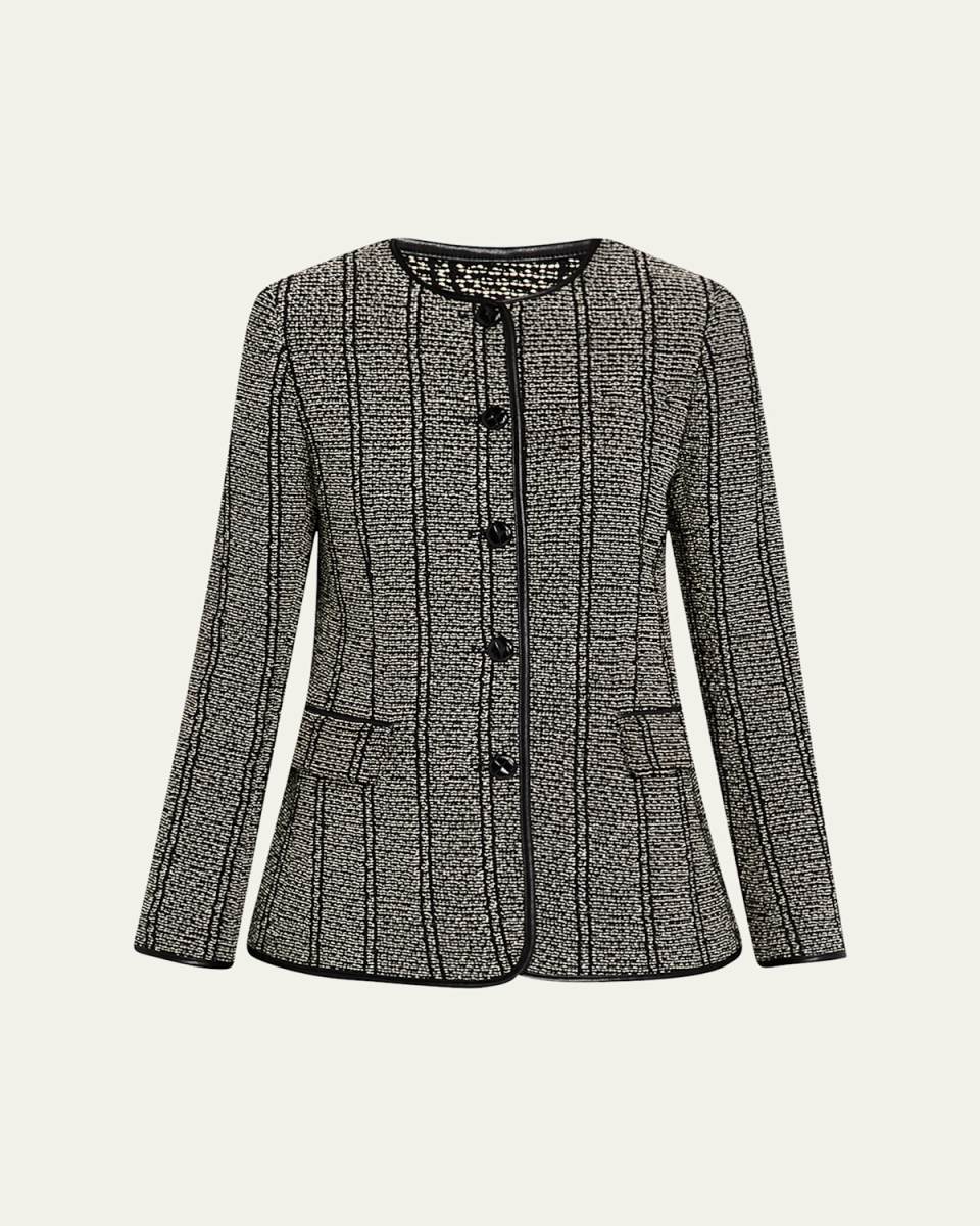 Bartlet Tweed Boucle Single-Breasted Jacket
